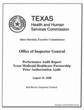 Texas State Audit Report Showing Deficiencies in Medicaid Contractor...